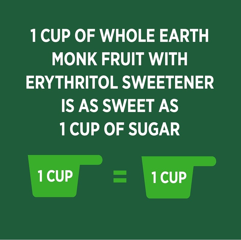 Whole Earth Monk Fruit Sweetener with Erythritol - 12 oz - Image 5